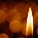 Single Flame From a Candle